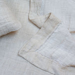 Carica l&#39;immagine nel visualizzatore di Gallery, Soft Crinkled Linen Bed Cover the color of Oat
